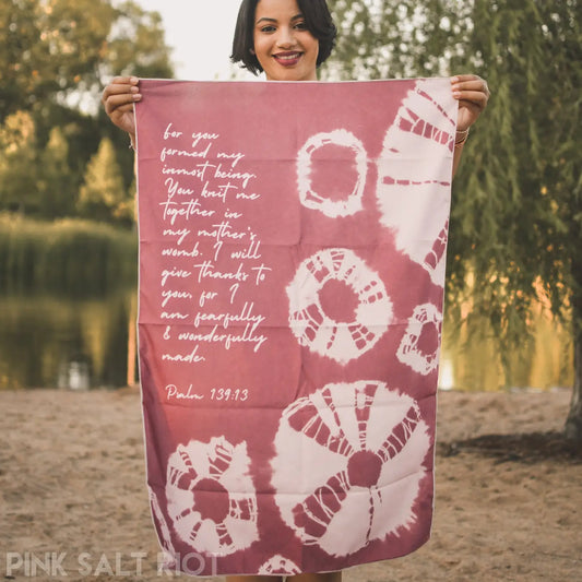 Wonderfully Made Tie Dye Tapestry