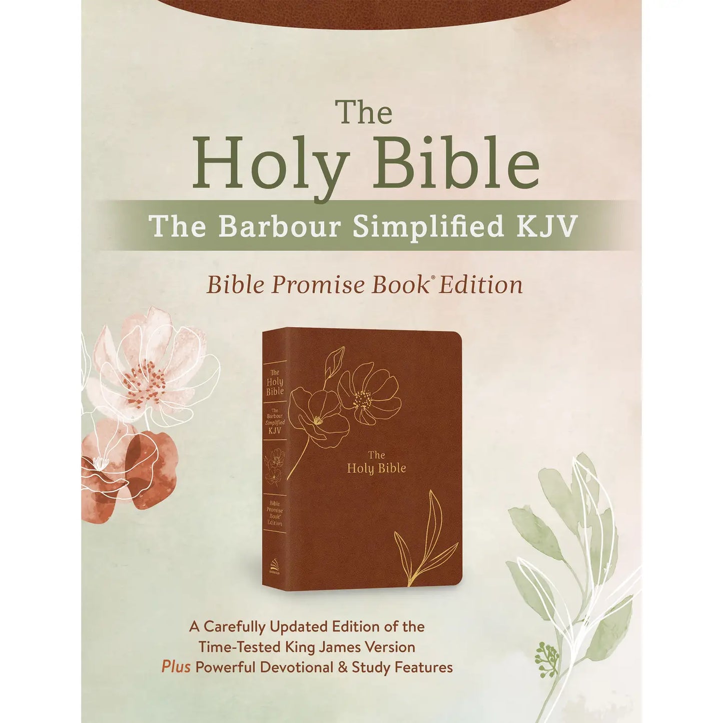 The Holy Bible: SKJV [Chestnut Floral]