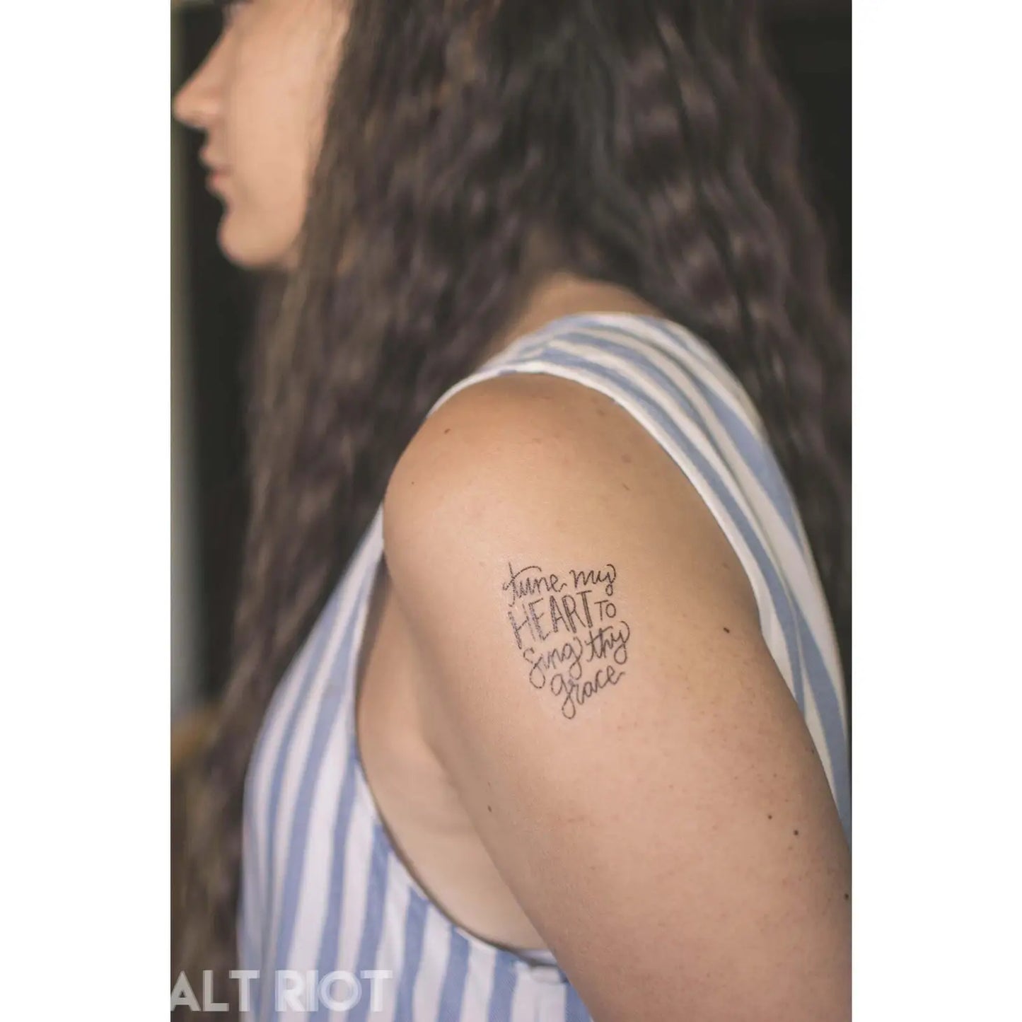Christian Temporary Tattoos Set - Created for Love